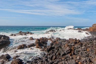 Tenerife kayalık sahil
