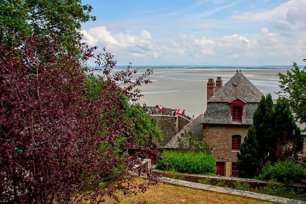 Kláštera Mont St. Michel — Stock fotografie