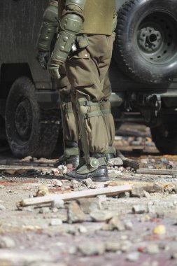 İki Şili çevik kuvvet polisi