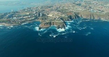 Valparaiso'nın Aereal görünümü, Şili