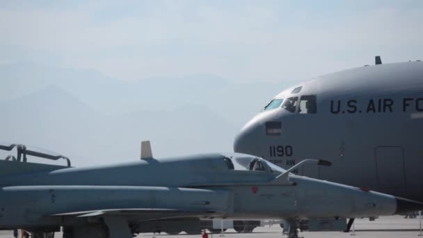 C-17 Transportasi Militer Globemaster — Stok Video