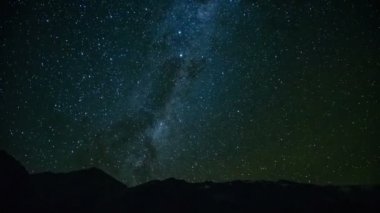 Şili, Timelapse yıldızlarda. 4k
