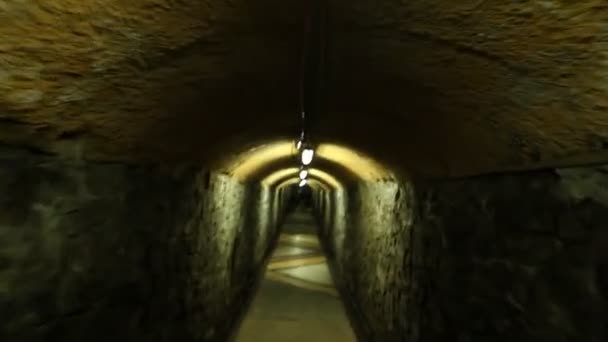 漆黑的走廊瓦尔帕莱索 — 图库视频影像