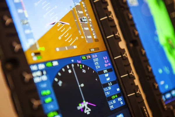 Flugzeuginstrumente im Detail — Stockfoto