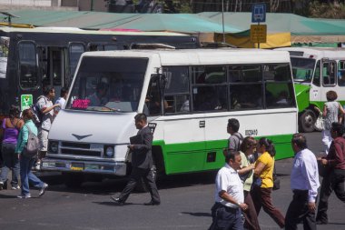 Pesero otobüs. Mexico City