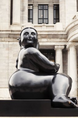 Botero heykeli. Meksika