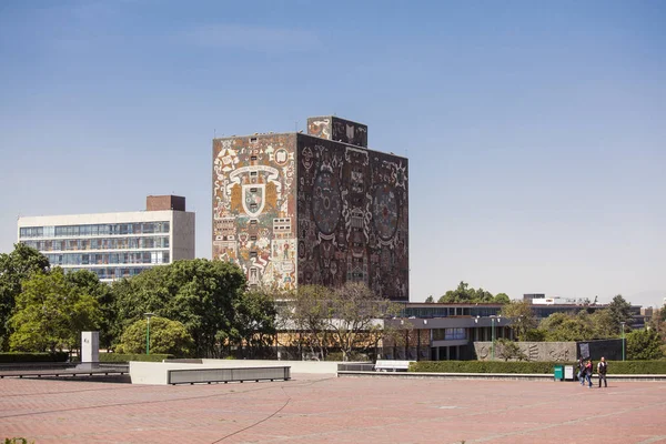 墨西哥国立自治大学大学图书馆 — 图库照片