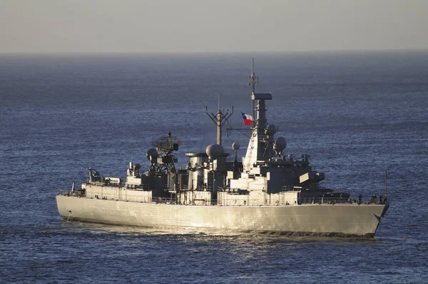 Navio de guerra chileno — Fotografia de Stock