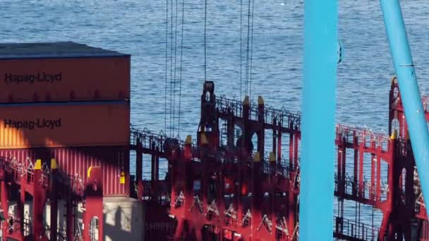 Hafen von Valparaiso, Chile — Stockvideo