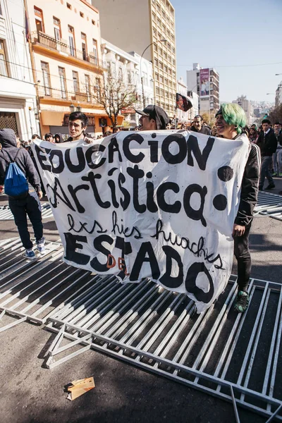 Protesty v Valparaiso — Stock fotografie