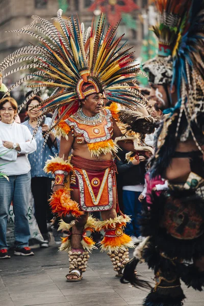 Aztec dances, Mexico City — Stock Photo, Image