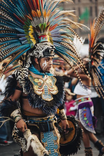 Aztec dances, Mexico City — Stock Photo, Image