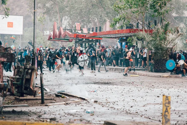 チリでの抗議 — ストック写真
