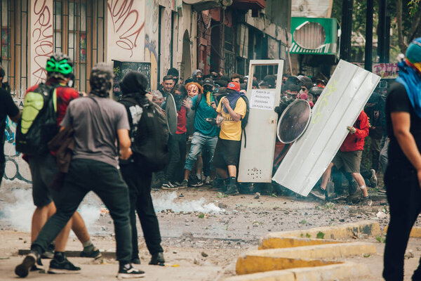 Акции протеста в Чили
