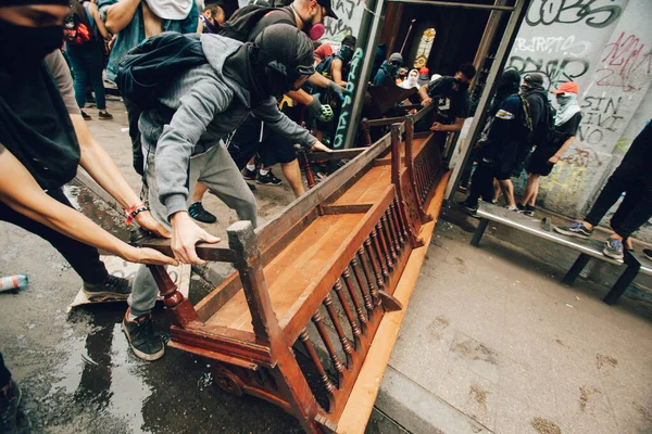 Protestas en Chile — Foto de Stock