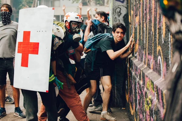 Protestas en Chile —  Fotos de Stock