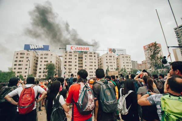 チリでの抗議 — ストック写真
