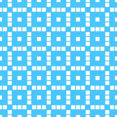 Tek renkli desen yapısı kareler ile