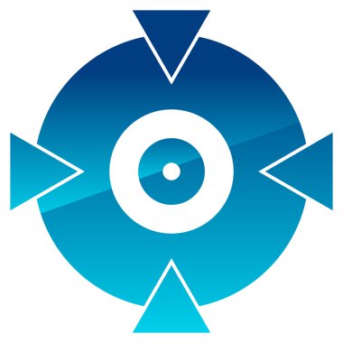 Artı, hedef işareti şekli  