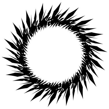 Geometrik daire soyut öğe 