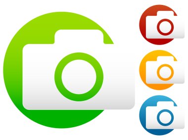 Fotoğraf kamera Icons set