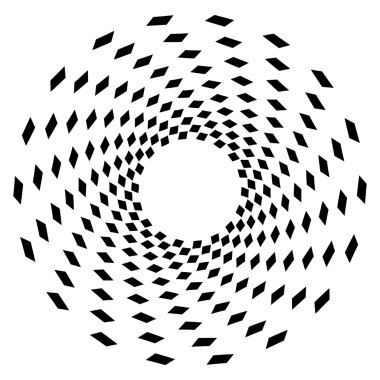 Geometrik daire soyut öğe 