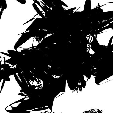 Soyut tek renkli kaotik desen