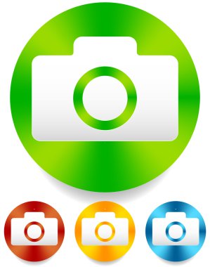 Fotoğraf kamera Icons set