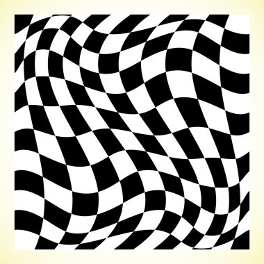 Damalı patternwith bozulma