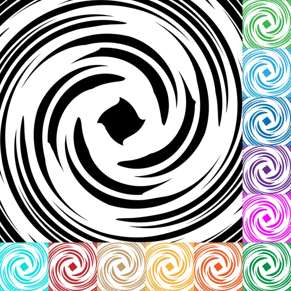 Espiral, fondo vórtice giratorio — Vector de stock