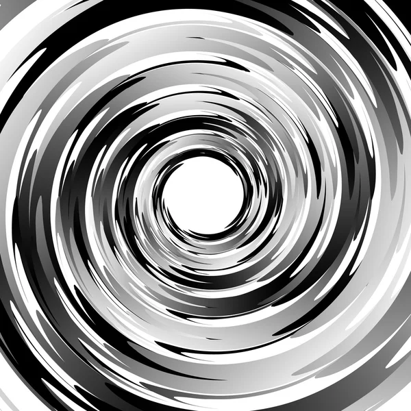 Cercle en spirale géométrique — Image vectorielle