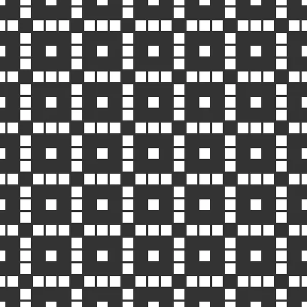 Modèle monochrome avec structure de carrés — Image vectorielle
