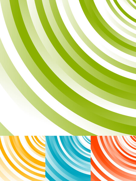 Radial circles abstract backgrounds