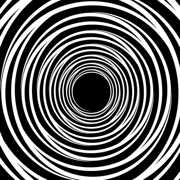 Геометрический спиральный круг — стоковый вектор