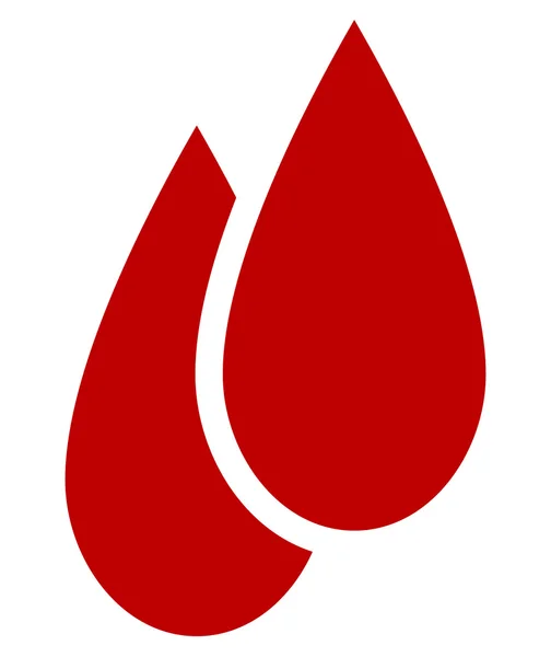 Blood drops symbol — Stock Vector