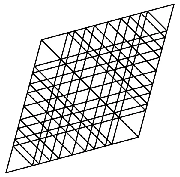 菱形几何元素的网格 — 图库矢量图片
