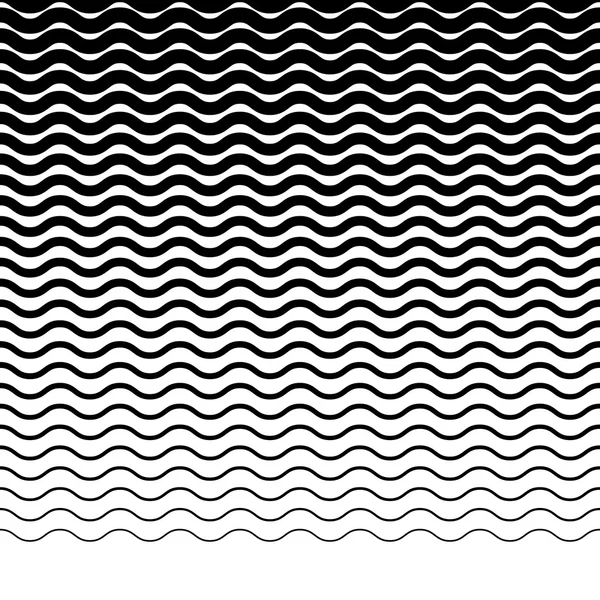 Wavy zigzag lines pattern — Stock Vector