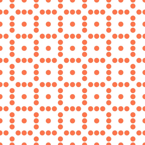 Gestippelde, polka dot patroon. — Stockvector