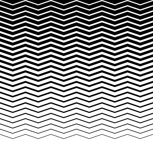Хвилясті зигзагоподібні лінії шаблон — стоковий вектор