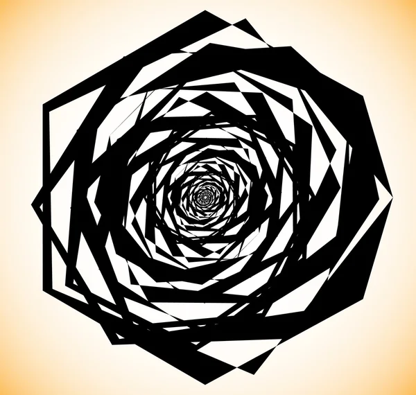 Elemen spiral geometris . - Stok Vektor