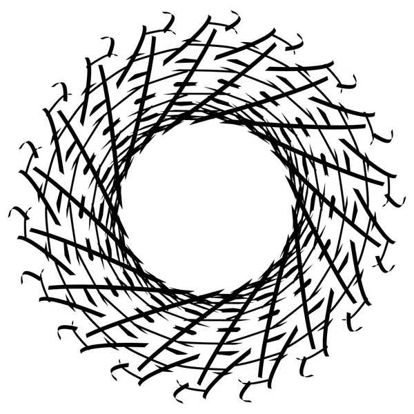 Elemento abstrato do círculo geométrico —  Vetores de Stock