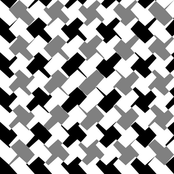 Abstract geometric monochrome pattern 