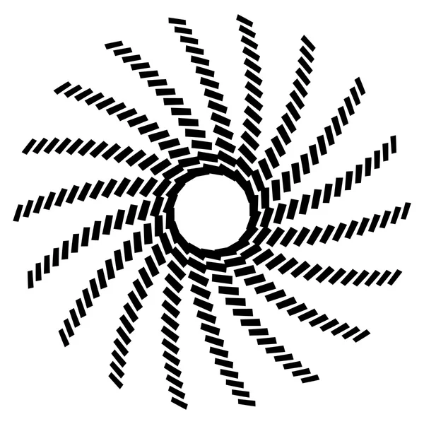 Геометрический элемент окружности — стоковый вектор