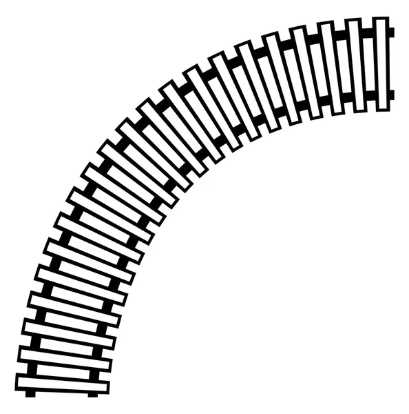 Treinspoor, spoor spoor element — Stockvector