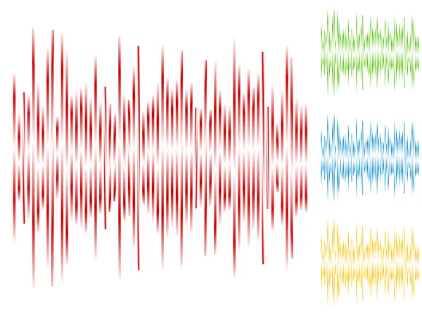 EQ, equalizer elementen instellen — Stockvector