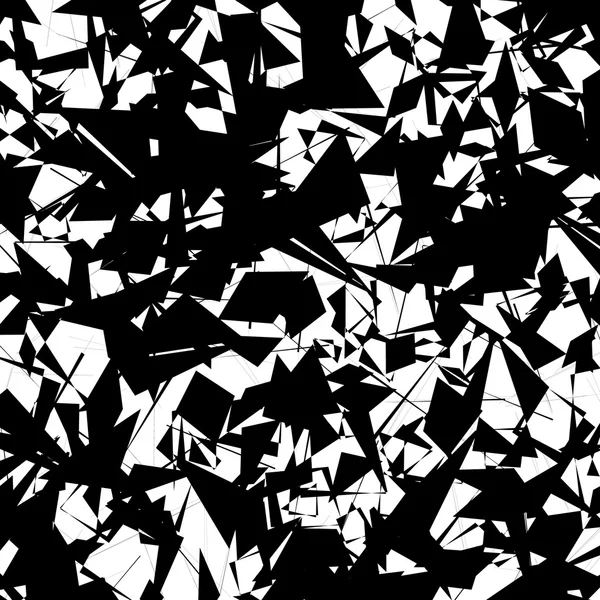 Chaotische abstrakte geometrische Textur — Stockvektor