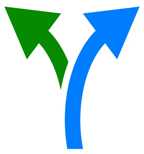 Pfeil-Symbol in beide Richtungen, Pfeil-Symbol — Stockvektor