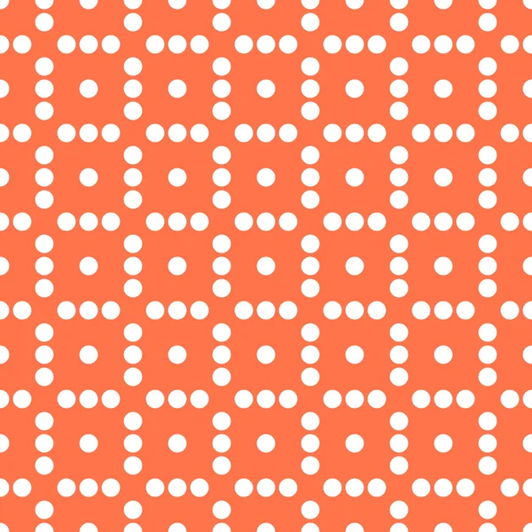 Gestippelde, polka dot patroon. — Stockvector