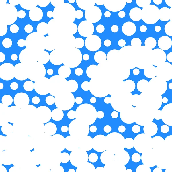 Бесшовный узор с кружками, пузырями — стоковый вектор