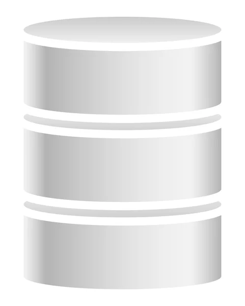 Icono de forma de barril — Vector de stock